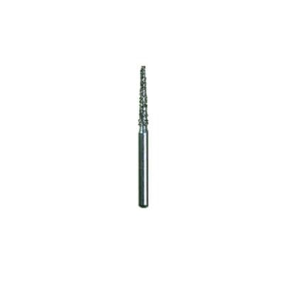 Spring Health Products Flat End Taper FG Diamond Bur, Coarse, Green Ring, #847/701.9, 1.4mm Diameter, 9mm Length, 25/Pkg thumbnail 3