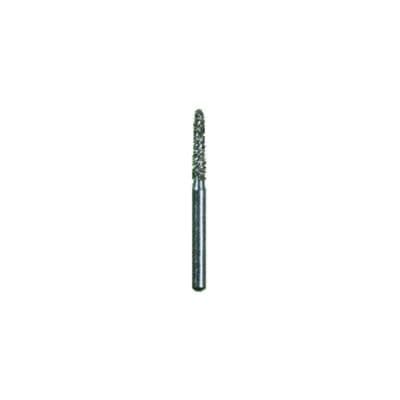Spring FG #772.7 Round End Taper Coarse Diamond Bur, Friction Grip, 1.6 mm Diameter, 7 mm Length, 25/Pkg (856-016) thumbnail 3