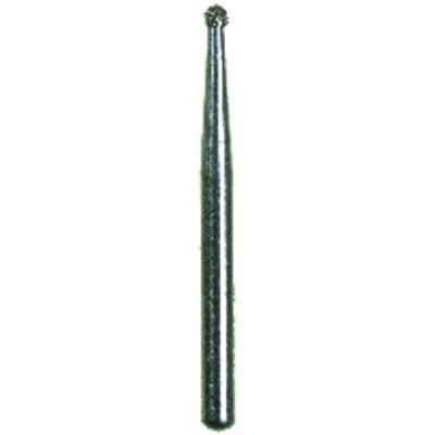 Spring Health Products FG Round Diamond Bur, Coarse Grit, Friction Grip, #801, 1 mm Diameter, 25/Pkg thumbnail 3