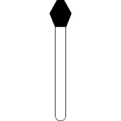 Spring FG #230 (811.033) SuperCoarse Grit Occlusal Reduction Single-Use Diamond Bur, Friction Grip, Barrel Round End, 3.3 mm Diameter, 4.2 mm Length, 25/Pkg thumbnail 3