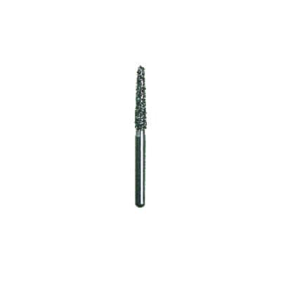 Spring Disposable Diamond Bur, FG Flame Shape, Super Coarse, Black Ring, #879, 1.8 mm Diameter, 9 mm Length, 25/Pkg thumbnail 2