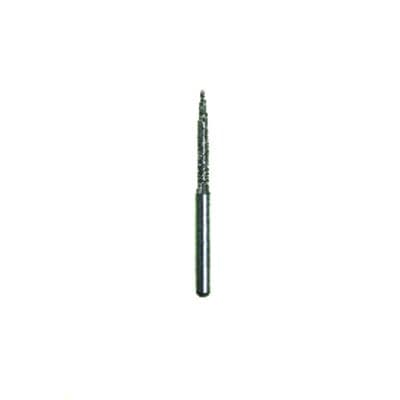 Spring FG #863 Flame Diamond Bur, Medium Grit, Friction Grip, 1.2 mm Diameter, 10 mm Length, 25/Pkg thumbnail 2