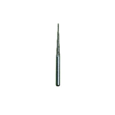 Spring Disposable Diamond Bur, Regular FG, Extra Fine, Yellow Ring, Cone Round End, #850, 1.2 mm Diameter, 11 mm Length, 25/Pkg - Spring Disposable Diamonds – Regular FG, Extra Fine, Yellow, Cone Round End, # 850, 1.2 mm Diameter, 11 mm Length - 25/Pkg - Image 1
