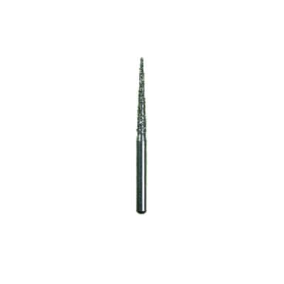 Spring Disposable Diamond Bur, Fine Grit, Cone Round End, Friction Grip, #850, 1.4 mm Diameter, 10 mm Length, Red Ring, 25/Pkg thumbnail 3