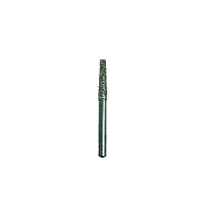 Spring FG #847 (847.018) Flat End Taper Diamond Bur, Medium Grit, Friction Grip, 1.8 mm Diameter, 8 mm Length, 25/Pkg thumbnail 2