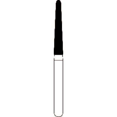 Spring Disposable Diamond Bur, FG #850, Medium Grit, Cone Round End, Gray Ring, 1.8 mm Diameter, 10 mm Length, 25/Pkg thumbnail 2