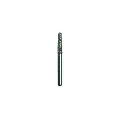 Spring FG #855 (855.018) Round End Taper Diamond Bur, Medium Grit, Single-Use, 1.8 mm Diameter, 7 mm Length, 25/Pkg thumbnail 2