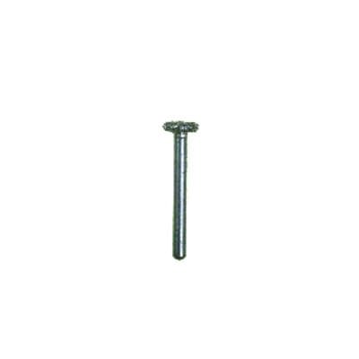 Spring FG #863 (909.043) Coarse Grit Wheel Single-Use Diamond Bur, Friction Grip, 4.3 mm Diameter, 25/Pkg thumbnail 2