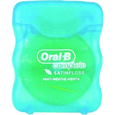 Oral-B Complete Satin Floss, Mint, Waxed, 5.5 yd Compact Spool, 144/Case thumbnail 9