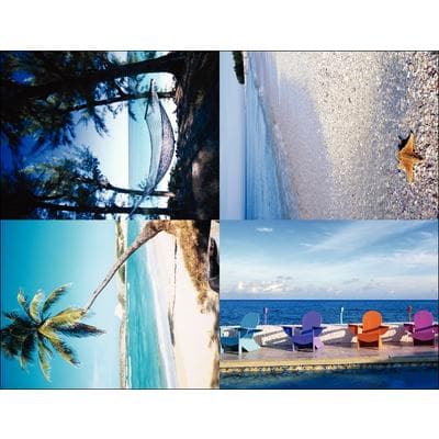 Seasonal Scenes 4-Up Laser Postcard Assortment Pack, Summer Scenes, 4-1/4" x 5-1/2", 100/Pkg - Seasonal Scenes 4-Up Laser Postcard Assortment Packs, 100/Pkg - Summer Scenes, 4-1/4"  x 5-1/2", 100/Pkg - Image 1