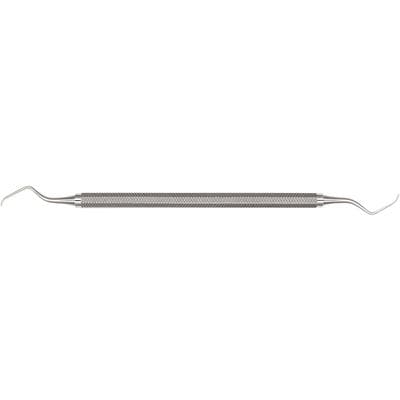 Patterson® Universal Curettes, 1/2 Barnhart, Double End, Large Handle, Stainless Steel, 1/Pkg - Patterson® Universal Curettes – 1//2 Barnhart, Double End, Large Handle - Large Handle - Image 1