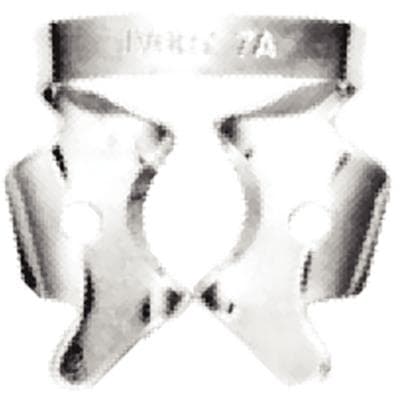 Dentech Rubber Dam Clamp, Winged, Bicuspid-Molar, Size 7A, 1/Pkg thumbnail 2