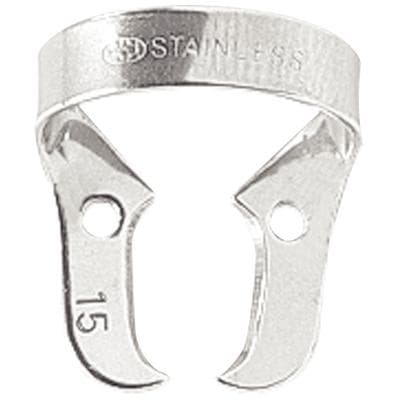 Dentech Rubber Dam Clamp, Bicuspid - Labial, Size 15 thumbnail 2