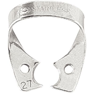 Dentech Rubber Dam Clamp, Wingless, Bicuspid-Molar, Size 27 thumbnail 2