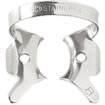 Dentech Rubber Dam Clamp, Bicuspid-Molar, Winged, Size 8 thumbnail 2