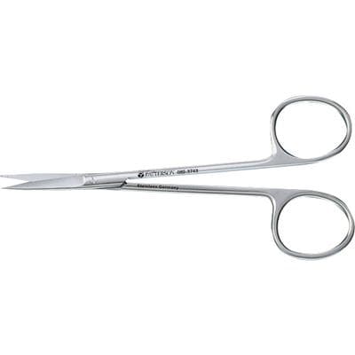 Patterson® Surgical Scissors – Iris, 4-1/2", Straight, Smooth, Stainless Steel, Pointed Tip - Patterson® Surgical Scissors – Iris, 4-1/2", Straight, Smooth - Patterson® Surgical Scissors – Iris, 4-1/2", Straight, Smooth - Image 1