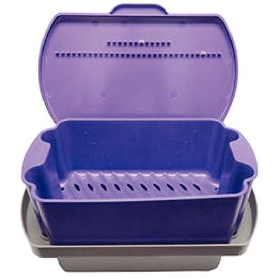 Crosstex Sani HLD Holder, 1 Gallon Capacity, Removable Perforated Basket, JHOLD thumbnail 7