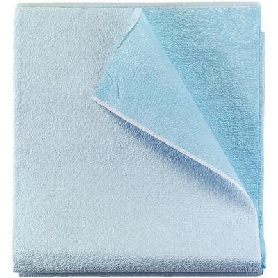 Tidi Products Everyday Equipment Drape Sheets, Blue, 1-Ply Tissue with Poly Backing, 40" x 48", 100/Box, 980924 thumbnail 9