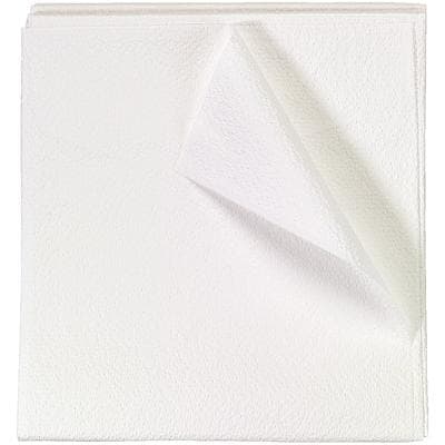 Tidi Products Drape Sheet, 2-Ply Tissue with 1-Ply Poly, White, 40" x 48", 100/Box thumbnail 6