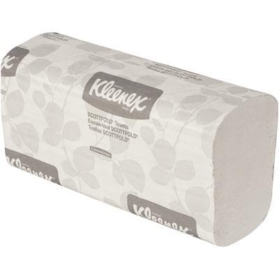 Kleenex Scottfold Towels, White, 9.4" x 12.4", 120 Sheets/Pkg, 25 Pkgs/Case, 01999 thumbnail 2