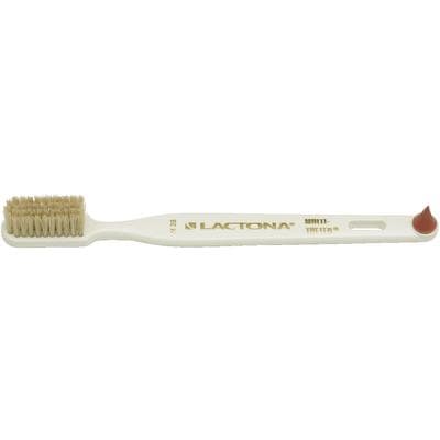 Lactona M39 Soft Natural Bristle Adult Toothbrush, 4-Row, 43 Tufts, 12/Pkg thumbnail 2