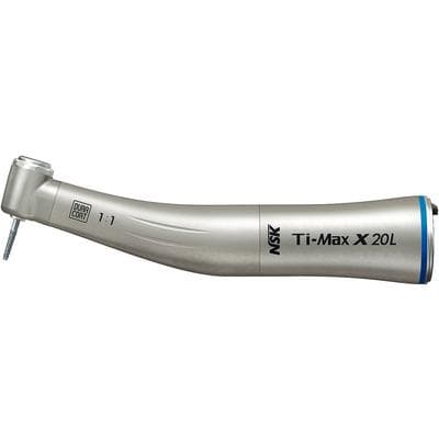NSK Ti-Max X20L Low Speed Electric Contra Angle Handpiece Attachment, 1:1 Optic, FG Burs, C605 thumbnail 5