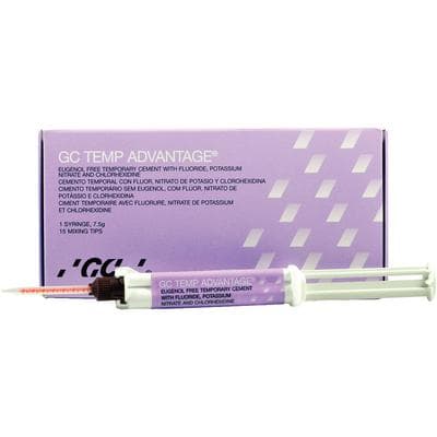 GC Temp Advantage Eugenol-Free Temporary Cement Starter Package, 7.5 g Automix Syringe with 15 Mixing Tips, 136505 thumbnail 25
