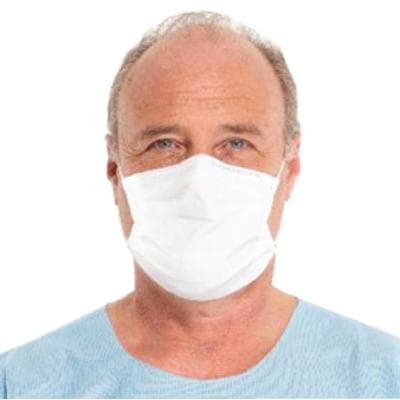 Halyard FLUIDSHIELD Level 1 Fog-Free Earloop Procedure Mask, White, 50/Box, 41802 thumbnail 7
