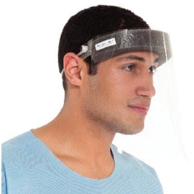 Guardall Shield® Full Length Face Shield Visor, Clear, Anti-Fog, 9-1/2", 40/Case thumbnail 2