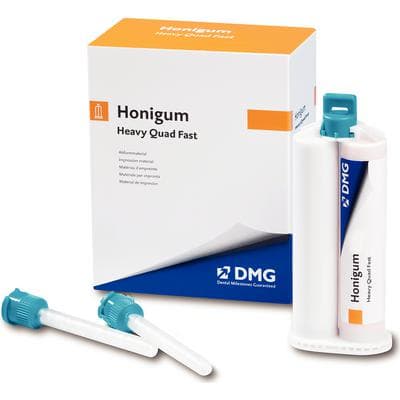 Honigum MixStar VPS Impression Material, Heavy Body, Quad Fast Set, 380 ml Cartridge, Teal, Honey Scent, 1/Pk, 999638 thumbnail 14