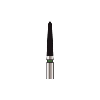 Simple PREP™ Single Use Diamond Burs – FG, Coarse, Cone Point End, #878, 1.6 mm Diameter, 8.0 mm Length, 50/Pkg, 878K-016C thumbnail 2