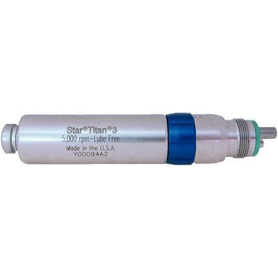 StarDental Titan 3 Low-Speed Air Motor, 5K Fixed Back End, 5000 RPM, Autoclavable, 1/Pkg thumbnail 3