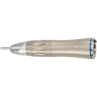 NuTorque Electric Attachment Head and Shank, Straight, 1:1, Single Spray, Blue, Titanium, E-Type, for NuTorque Lite (DENTALEZ) - NuTorque® Electric Attachments – Head and Shank - Straight, 1:1, Single Spray - Image 1