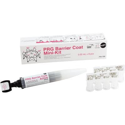 PRG Barrier Coat Mini Kit, Light-Cured Giomer Varnish Desensitizer, 8 Base Units 0.02 mL + 1 Active 0.09 mL + 8 Brushes, 1786 thumbnail 5