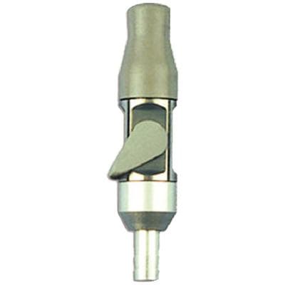 Hager Bull Frog Saliva Ejector, Stainless Steel, without Swivel Tubing Adapter, Gray Silicone Tip, B11120, Each thumbnail 5
