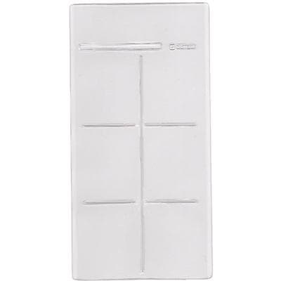 Casterm Plastics X-ray Film Mount #106H, Clear, 6 Windows (Size 2), 1/Pkg - X-ray Mounts, #106h - X-ray Mounts, #106h - Image 1