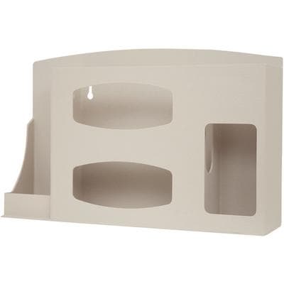 Patterson® Hygiene Station Organizer, Beige, 17-1/2" W x 10" H x 5" D, Countertop/Wall Mountable, 1/Pkg thumbnail 2