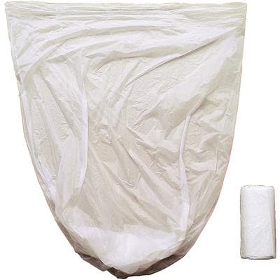 Inteplast Low-Density Commercial Can Liners, 16 Gallon, 24" x 32", White, 0.5 Mil, Star-Seal, 500/Case thumbnail 2