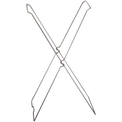 Superior Uniform X-Style Folding Laundry Bag Stand, Floor Mount, 24" Wide Capacity thumbnail 2