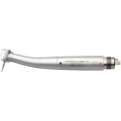TwinPower Turbine® High Speed Air Handpiece, Standard Contra Angle, Autochuck Push Button, LED Light, Triple Spray, 4-Hole, 370,000 rpm, PAR-4HEX-B thumbnail 2