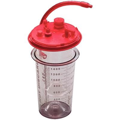 Medi-Vac® Brand CRD™ Suction Liners, 1500 cc with Ortho Port, Disposable, 100/Pkg thumbnail 2