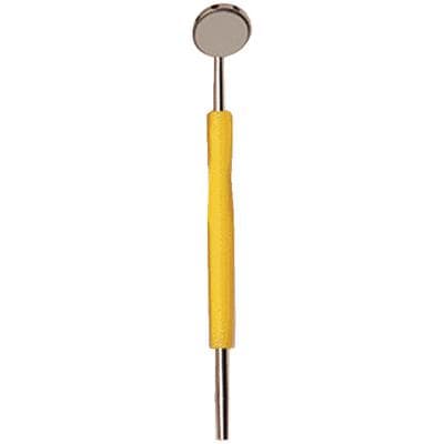 Hager Worldwide Mirror Suction Replacement Mirror and Handle, Yellow, 1/Pkg thumbnail 2