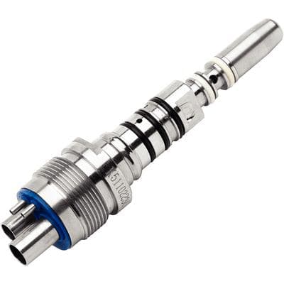 Impact Air 45® Quick Disconnect High Speed Handpiece Coupler, 5 Hole, Fiberoptic, #629 thumbnail 4