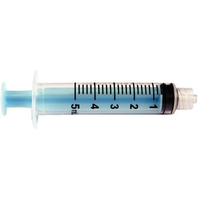 CanalPro Color Syringes, Luer Lock, 5 mL, Blue, Disposable, Latex-Free, 50/Pk, 60019322 thumbnail 11