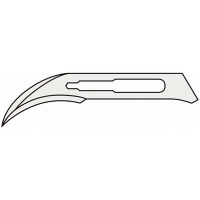 Feather Microsurgical Blade #12D, Double-Edged, Sterile, Stainless Steel, 100/Box thumbnail 3