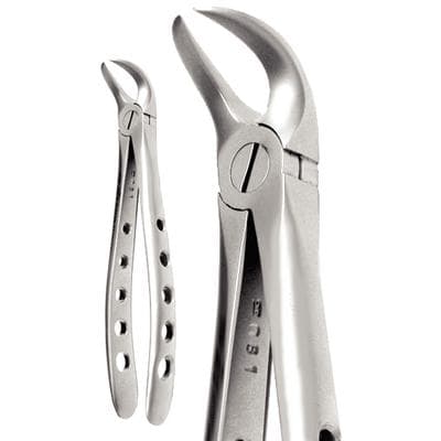 A Titan Instruments X-Trac Extracting Forceps, Lower Cowhorn, Size 2300, Stainless Steel, 1 Each thumbnail 9
