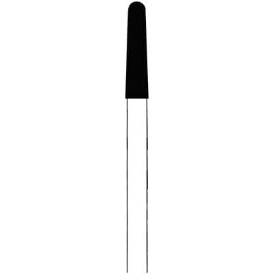Meisinger 856G-021-FG Coarse Diamond Bur, Round End Tapered (Chamfer), Friction Grip, 2.1 mm Head Diameter, 8 mm Working Length, Green Ring, 5/Pack thumbnail 8