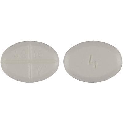 Methylprednisolone Tablets USP, 4 mg, White Oval, 100 Count Bottle (NDC 00603-4593-21) - Methylprednisolone – 4 mg Strength, White, Oval, Tablet - 100/Pkg - Image 1