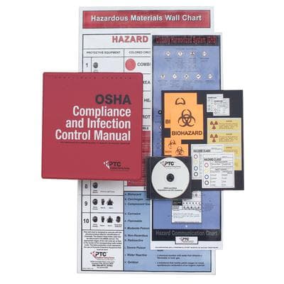OSHA Compliance and Infection Control Program, Dental, Complete Training Kit with Manual, Online Training, GHS Labels, 6 CEUs, DCPE thumbnail 5