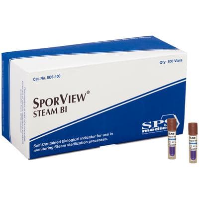 SporView Self-Contained Steam Biological Indicator, 24-Hour, 100/Box, SCS-100 thumbnail 18